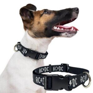 5/$20 NEW AC/DC Adjustable Dog Collar MEDIUM 13.5”-22”(16-55Lbs)